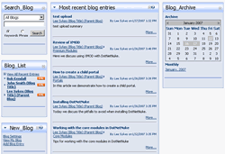 DotNetNuke blog module